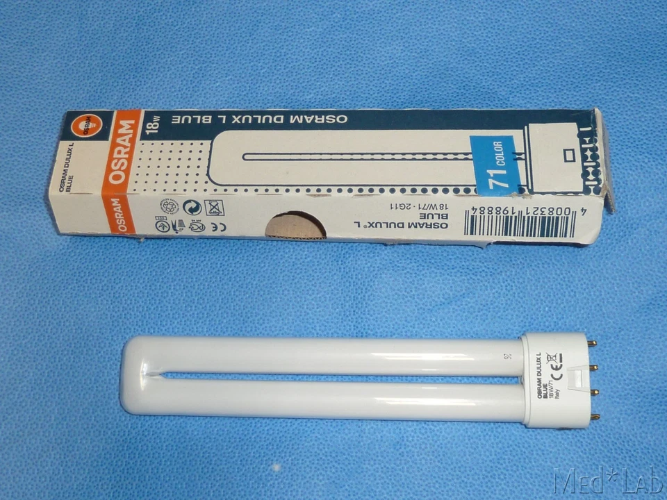 OSRAM Dulux L BLUE 18W/71 color 2G11 4pin Bilirubin fluorescent bulb - Image 1 of 1
