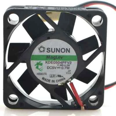 SUNON Cooling Fan 5V 0.7W KDE0504PFV2 4cm 4010 40mmx40mmx10mm 1.6"x1.6"x0.4" - Image 1 of 4