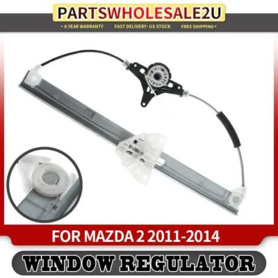 Regulador de ventana del lado del conductor trasero izquierdo sin motor para Mazda 2 2011-2014 Foto 1 de 4
