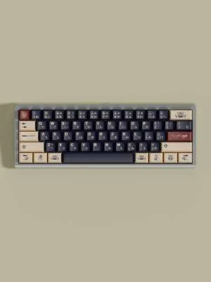 PBT Dye Sub Key Caps Japanese Ronin Theme Keycap Set  For MX Keyboard - Image 1 of 4