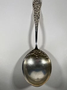 Antique Dominick & Haff Sterling Silver Berry Spoon  Pattern: Rococo - Picture 1 of 4