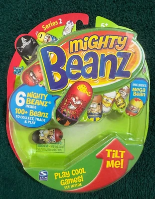 2010 ~ Mighty Beanz Collectible Series ~ (6) Mighty Beanz (Hairy Nose) ~ NEW - Image 1 of 4