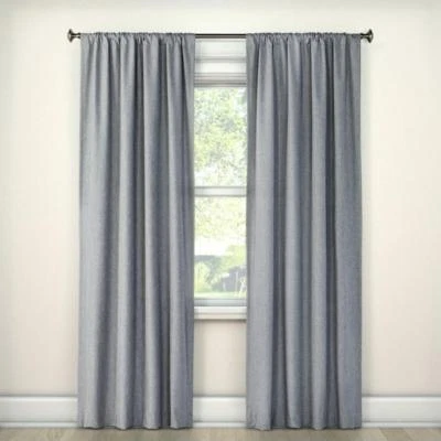 Lightblocking Curtain Panel - Room Essentials Target Gray 42" x 63" Panel - Image 1 of 3