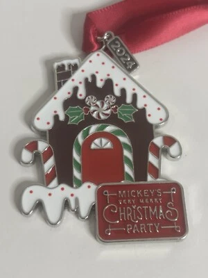 Mickey's Very Merry Christmas Party 2024 Exclusive Gingerbread House Ornament - Image 1 of 4