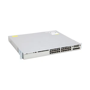 Cisco Catalyst WS-C3850-24P-L 24-Port RJ-45 PoE+ 4x SFP Red. PSU Managed Switch - Afbeelding 1 van 4