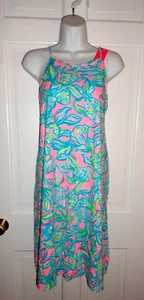 NWT LILLY PULITZER PELICAN PINK OFF THE SCALES MARGOT SWING DRESS XXL - Picture 1 of 6
