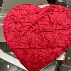 Rote Alabaster drehbare Top Herz Schmuckschatulle.  (Nur Karton) - Bild 1 von 4