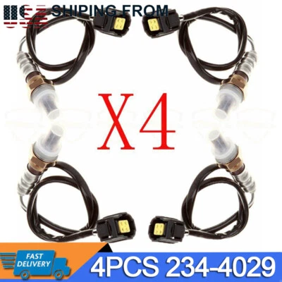 4 peças sensor de oxigênio O2 dianteiro e traseiro para 2002-2012 Jeep Liberty 2.4L 3.7L 234-4029 - Imagem 1 de 4