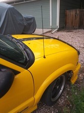 21" Black Stainless Antenna Mast Rod Power Radio for CHEVROLET S10 1982-2004 New