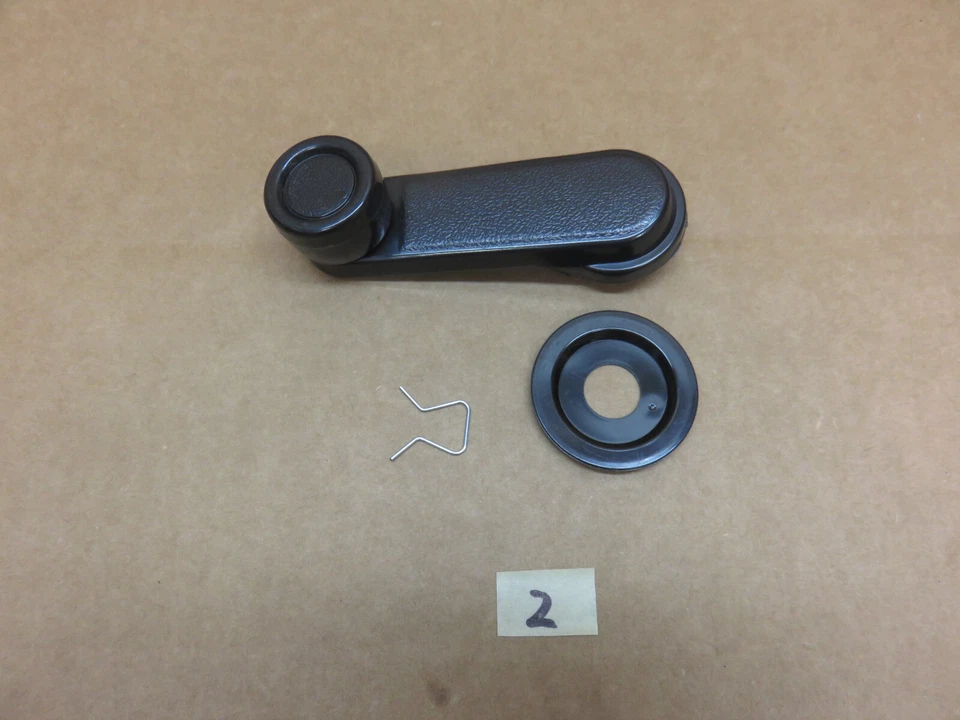 NEW manual crank door handle, metal clip, washer fit 89-94 NISSAN 240SX S13 Foto 1 de 1