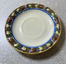 F1173B~ Adams Titian Ware Royal Ivory Della Robia Rim Cream Soup SAUCER Only