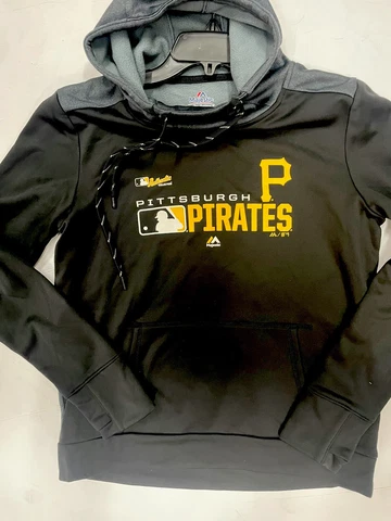 Pittsburgh Pirates Majestic Womans Hoodie Pullover Sweatshirt Size Medium New Cover