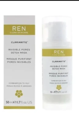REN Clarimatte Invisible Pores Detox Mask 50ml - Image 1 of 3