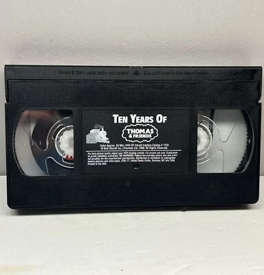 Thomas Tank Engine 10 Years Best Friends VHS Video Tape Only Train Collector Ten - Image 1 of 4