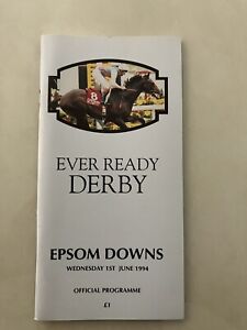 1994 Epsom Derby Racecard