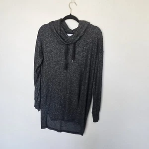 Motherhood Maternity Brushed Hacci Cowl Neck Hi Lo Sweater Gray Size S Small - Picture 1 of 11