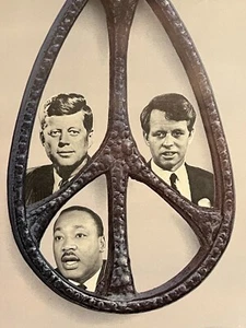 1968 Lot of 3 Posters MLK JFK RFK Vietnam Anti War Draft LBJ Political hippie !! - Picture 1 of 24