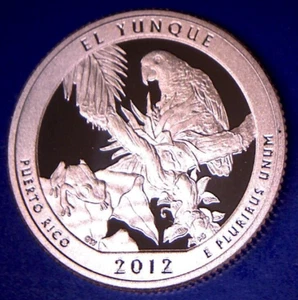 2012 S 25C Clad Proof EL YUNQUE AMERICA THE BEAUTIFUL QUARTER **IN STOCK** - Picture 1 of 2