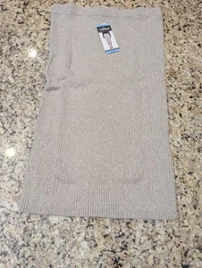 Edited by Remi Bader Women's Rib Sweater Skirt Oatmeal size L - Picture 1 of 10