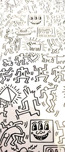 RARE NWT Keith Haring Acid Free Perforated Sheets Sketchbook 11 x 16 - Picture 1 of 4