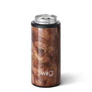 Swig Skinny Can Cooler - Black Walnut, 12oz 354ml - Picture 1 of 7