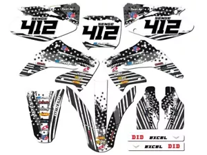 2002-2003 CR 250 R MERICA Grey Senge Graphics Kit Compatible with Honda - Bild 1 von 10