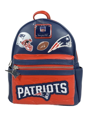 Loungefly NFL New England Patriots Patches Mini Backpack Cover