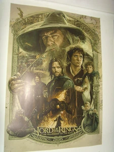LORD OF THE RINGS MOVIE POSTER FILM TV CLASSIC PRINT LARGE 29x36 - Picture 1 of 1