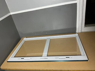 ¡NUEVO! Cubierta de cajón de sartén para verduras refrigerador perfil GE original OEM (COMPLETA) Foto 1 de 4