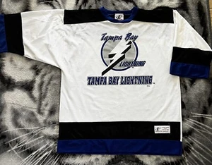 Rare Vintage Logo Athletics Tampa Bay Lightning NHL Jersey Sz Xl - Picture 1 of 6