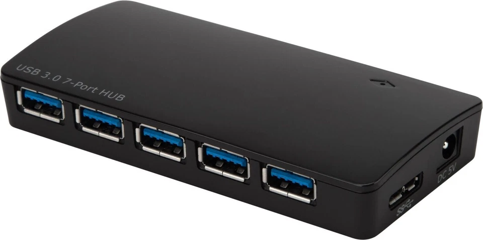 TARGUS 7 PORT USB 3.0 POWERED HUB WITH FAST CHARGING WINDOWS / MAC ACH125AU - Image 1 of 1