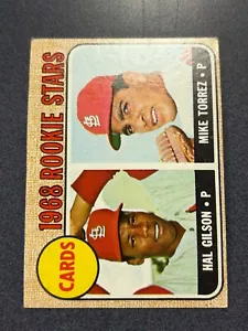 1968 Topps - 1968 Rookie Stars #162 Mike Torrez, Hal Gilson (RC) EX @QJ23 - Bild 1 von 2