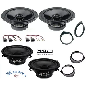 Ciare Set 4 Arcas CZ170 CW130Z 165mm+ 13cm Para Opel Astra H Corsa D Brkt / Conn - Imagen 1 de 7
