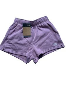 North Face Half Dome Shorts Womens XS Mauve Purple Casual Lounge Active New Tag - Picture 1 of 6
