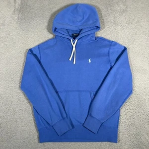 Polo Ralph Lauren Sudadera con Capucha Para Hombres Pequeña Azul Sudadera Polar Pony Logo Preppy - Imagen 1 de 8
