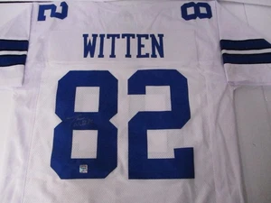 #82 Jason Witten AUTOGRAPH Cowboys Jersey w/ *Player Holo Sticker COA* SIGNED - Picture 1 of 3