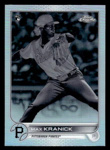 2022 Topps Chrome #144 Max Kranick Negative Refractor Rookie PIRATES - Picture 1 of 2