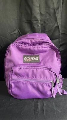 Mochila escolar TRANS by JanSport púrpura bolsa de viaje multi bolsillo Foto 1 de 2