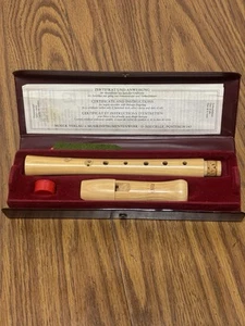 Soprano wooden maple recorder German Blockflote Moeck - Zdjęcie 1 z 19
