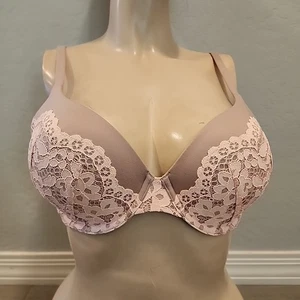 Reggiseno Body By Victorias Secret Foderato Perfetta Copertura 36C Tan Ferretto - Foto 1 di 4