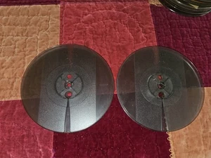 Bobina da presa 7" TEAC RE-702 per nastro 1/4" plastica tinta scura coppia (2) - Foto 1 di 6