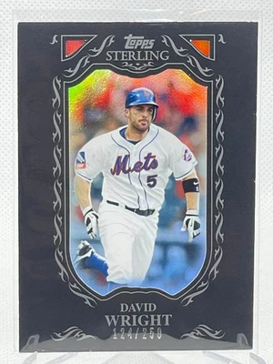 2009 Topps Sterling DAVID WRIGHT /250 Card #86 Mets Baseball SP - Image 1 of 2