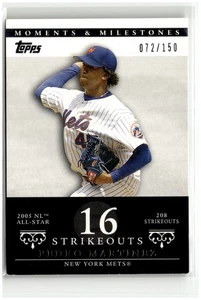 2007 Topps Moments & Milestones #142-16 Pedro Martinez #/150 A1775 - Picture 1 of 2