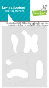 Lawn Fawn How You Bean? Plantilla para colorear adicional Pickle: colección invierno 2025 - Imagen 1 de 2