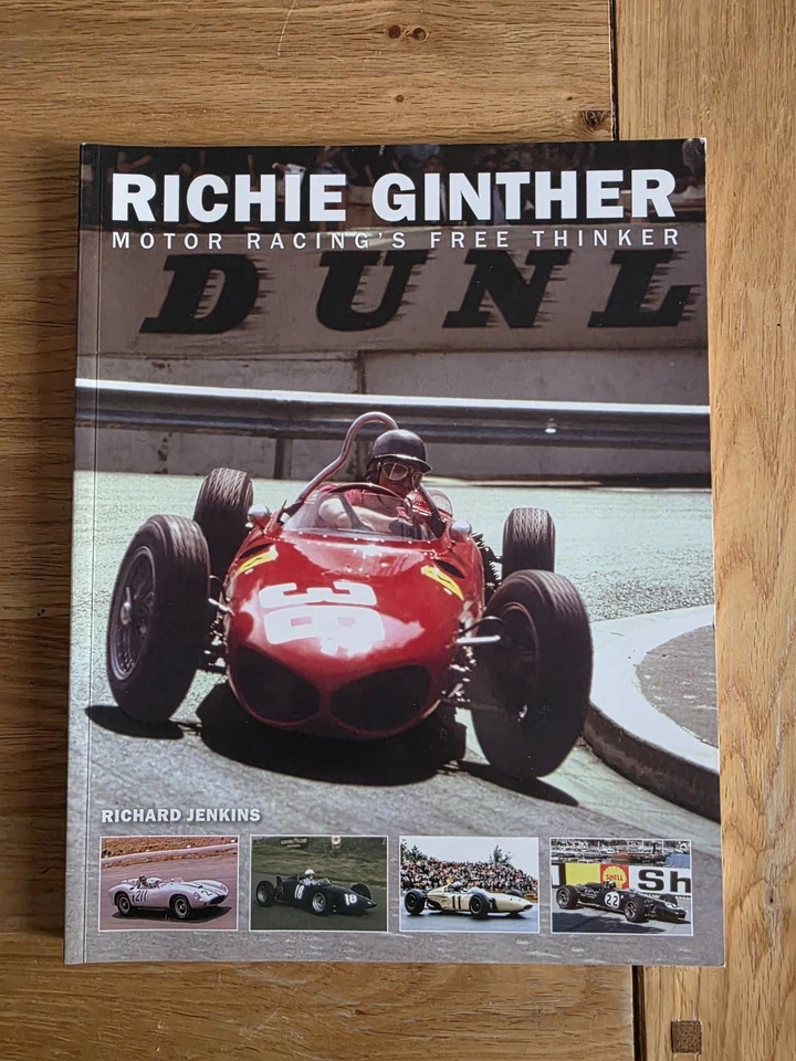 RICHIE GINTHER MOTOR RACING'S FREE THINKER RICHARD JENKINS PAPERBACK BOOK F1 - image 1 of 3