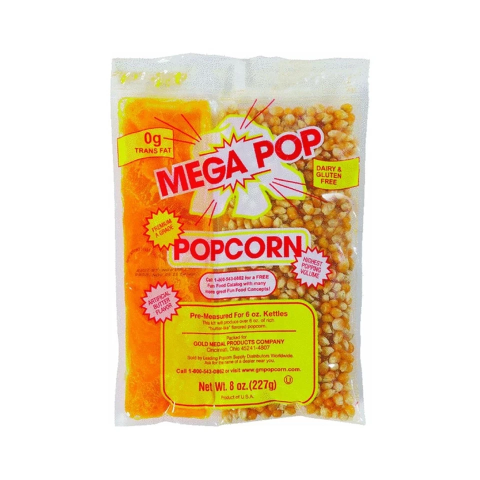 Gold Medal Prod. 6oz Popcorn Kit 2836