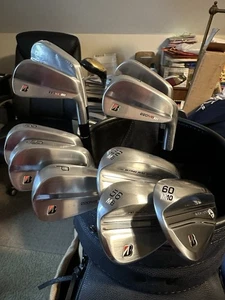 Bridgestone Forged 220MB Irons, 4-PW, 52 & 56, Graphite R Flex, W/ 60 Bonus! - Picture 1 of 19