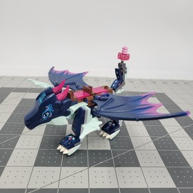 ( M8/17 ) Lego Elves Dragon Sapphire Dragon from 41187 Incomplete 