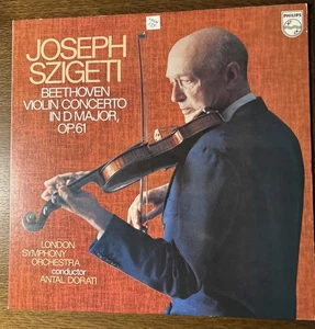 SZIGETI Beethoven Violin Concerto D Major LSO Dorati Philips Japan Vinyl NM - Picture 1 of 4