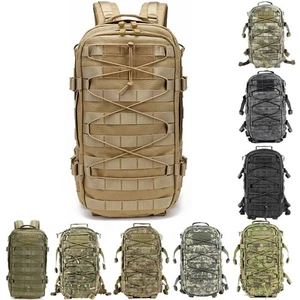 Tactical Sports Mountaineering Backpack 20-35L Camouflage Bag Outdoor Hiking  ☪ - Picture 1 of 16